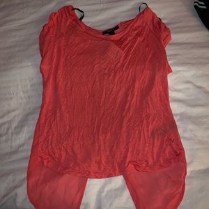 Forever twenty one coral top
